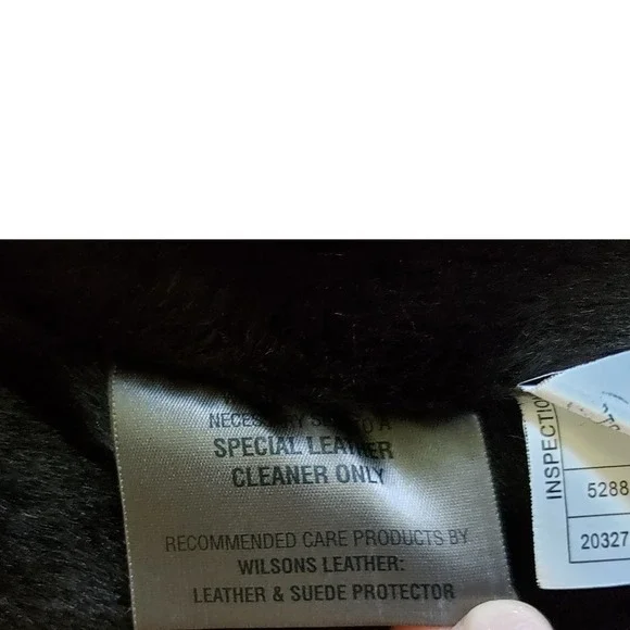 Wilsons Leather Jacket Womens XL Black Faux Fur Lined Hooded Coat Y2K Goth Moto - Picture 11 of 11